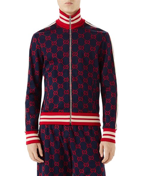 gucci mens zip up jacket|gucci jacket men's price.